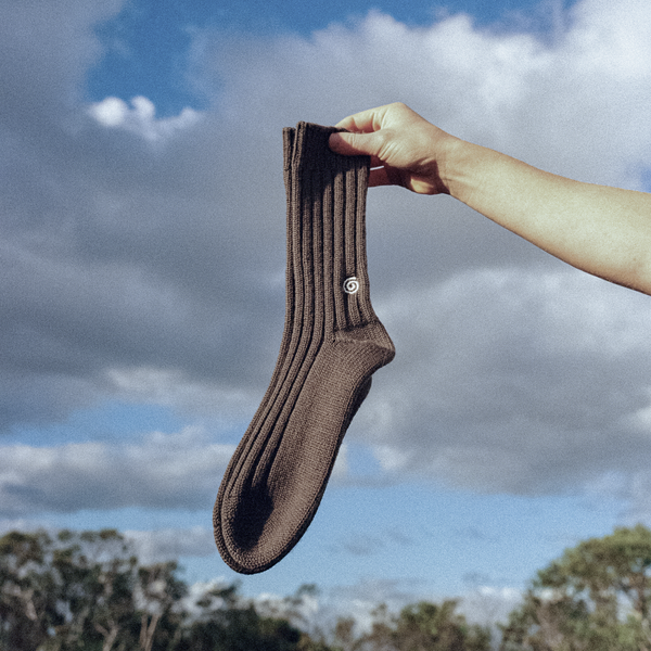 Ribbed Merino Sock