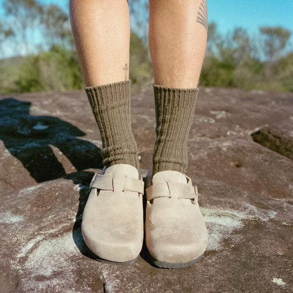 Ribbed Merino Sock