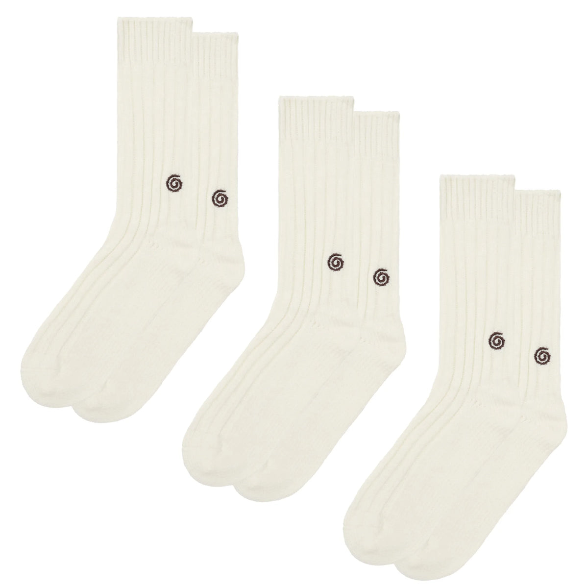 Ribbed Merino Socks - Three Pack