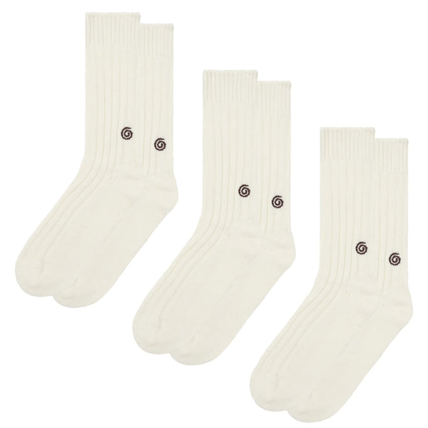 Ribbed Merino Socks - Three Pack