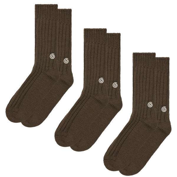 Ribbed Merino Socks - Three Pack